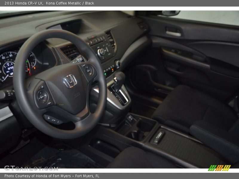 Kona Coffee Metallic / Black 2013 Honda CR-V LX