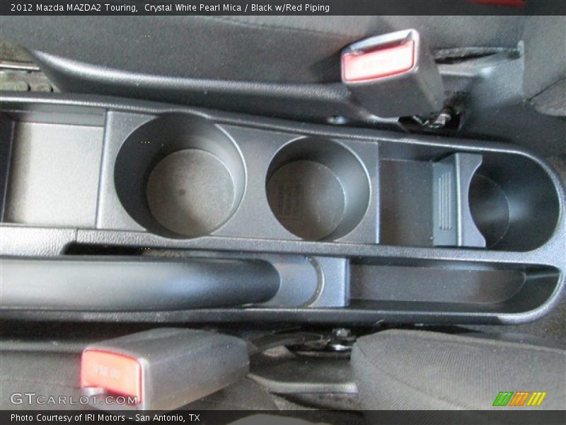 Crystal White Pearl Mica / Black w/Red Piping 2012 Mazda MAZDA2 Touring