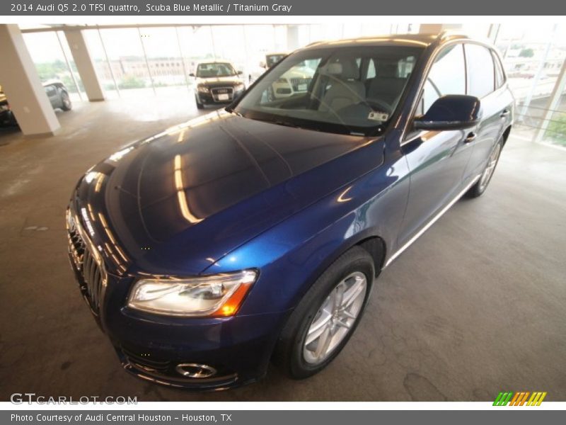 Scuba Blue Metallic / Titanium Gray 2014 Audi Q5 2.0 TFSI quattro