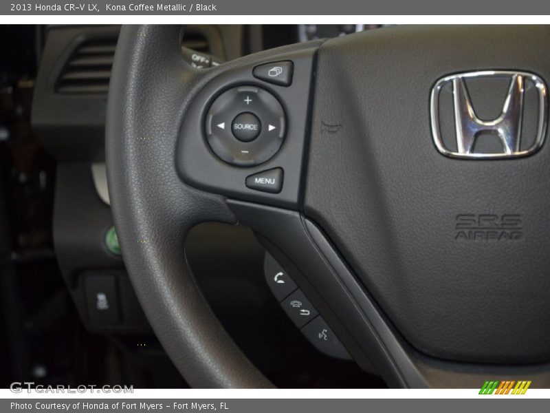 Kona Coffee Metallic / Black 2013 Honda CR-V LX