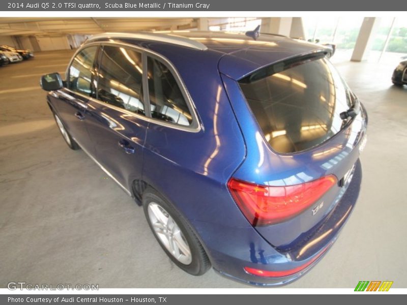 Scuba Blue Metallic / Titanium Gray 2014 Audi Q5 2.0 TFSI quattro