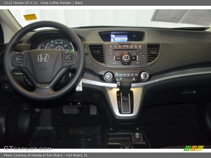 Kona Coffee Metallic / Black 2013 Honda CR-V LX