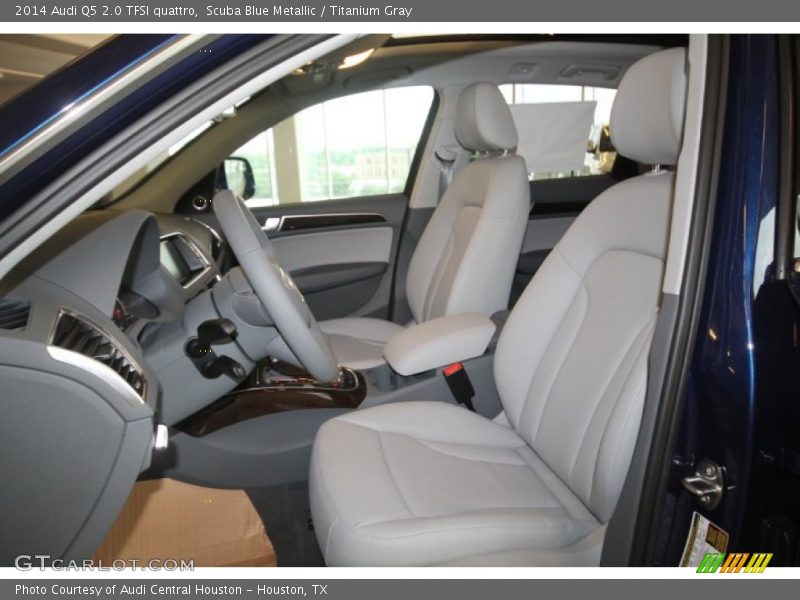 Scuba Blue Metallic / Titanium Gray 2014 Audi Q5 2.0 TFSI quattro