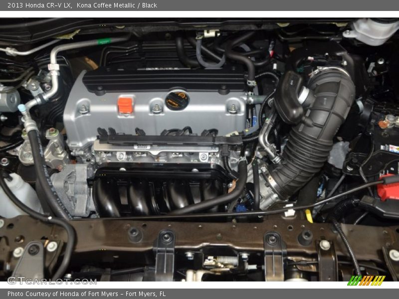 Kona Coffee Metallic / Black 2013 Honda CR-V LX