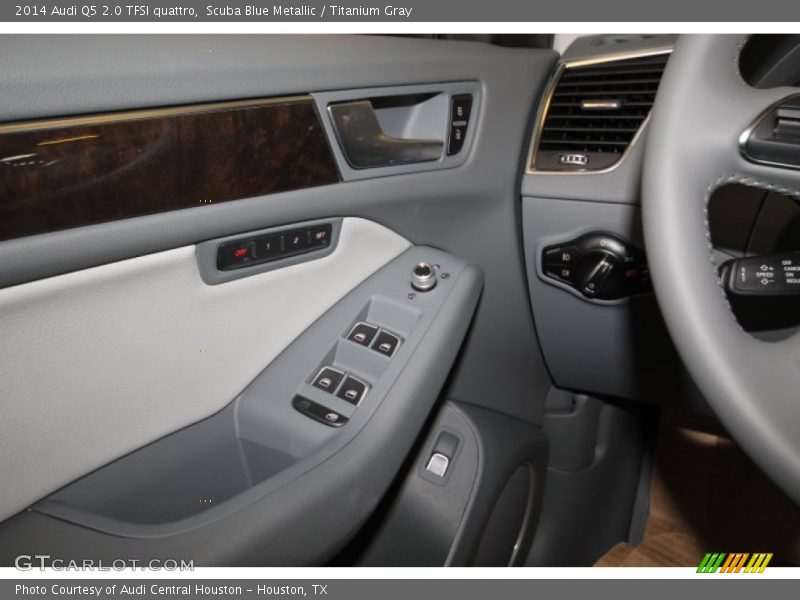 Scuba Blue Metallic / Titanium Gray 2014 Audi Q5 2.0 TFSI quattro
