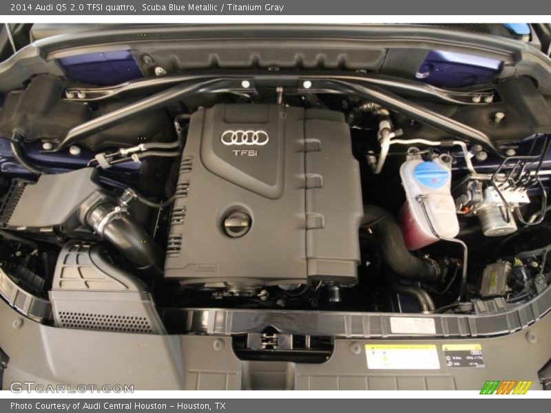 Scuba Blue Metallic / Titanium Gray 2014 Audi Q5 2.0 TFSI quattro