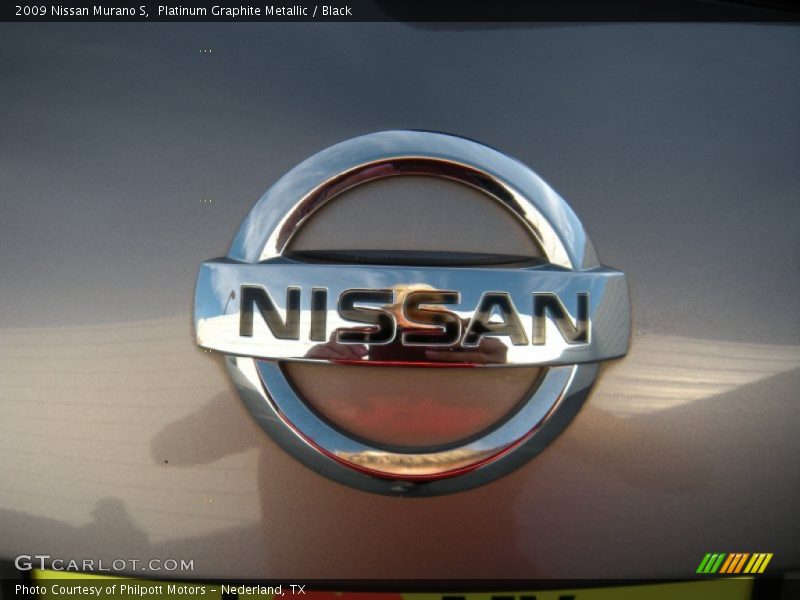 Platinum Graphite Metallic / Black 2009 Nissan Murano S