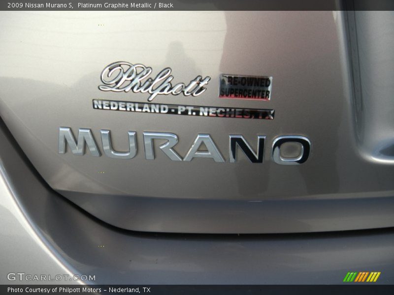 Platinum Graphite Metallic / Black 2009 Nissan Murano S