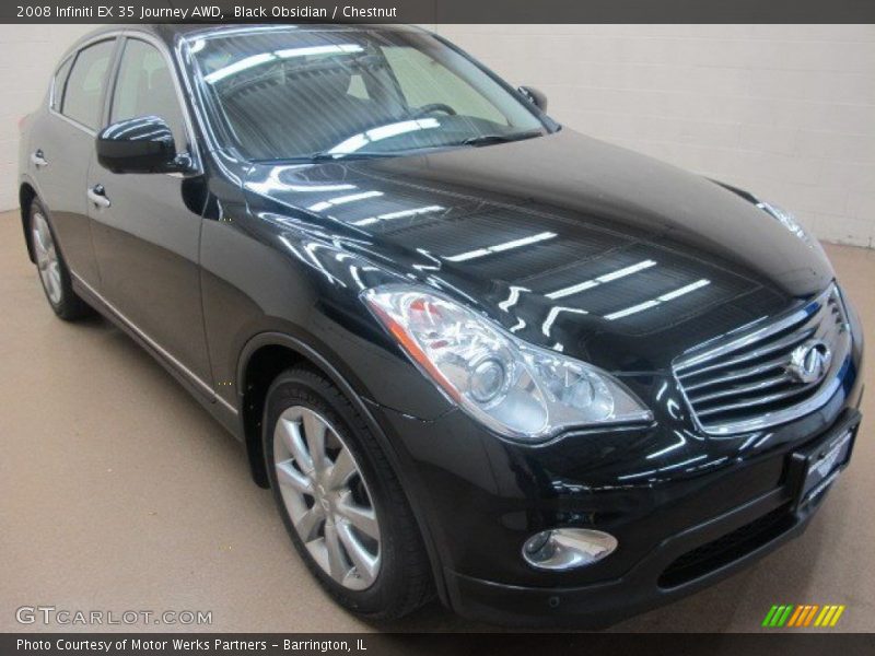 Black Obsidian / Chestnut 2008 Infiniti EX 35 Journey AWD