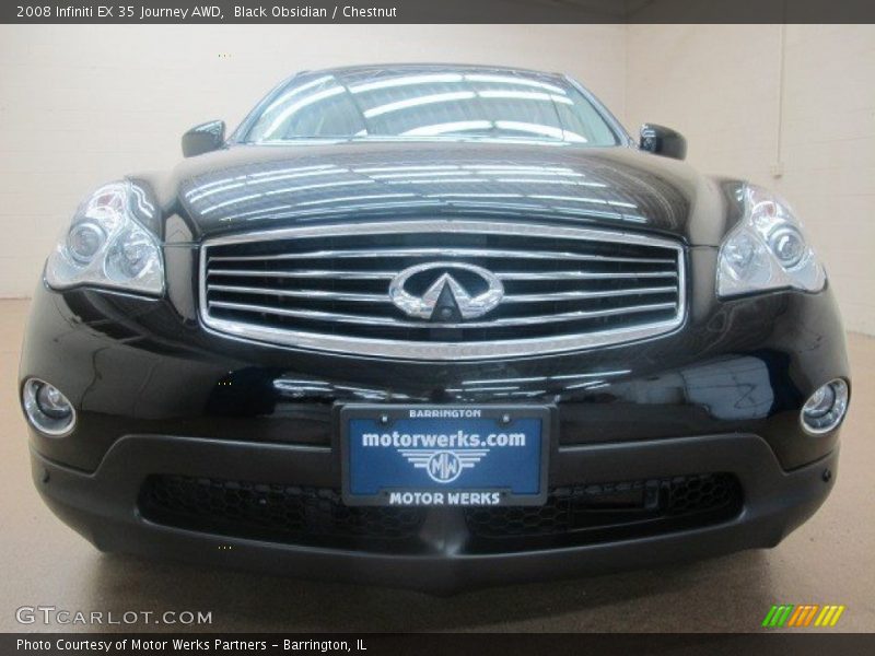 Black Obsidian / Chestnut 2008 Infiniti EX 35 Journey AWD