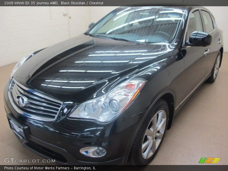 Black Obsidian / Chestnut 2008 Infiniti EX 35 Journey AWD