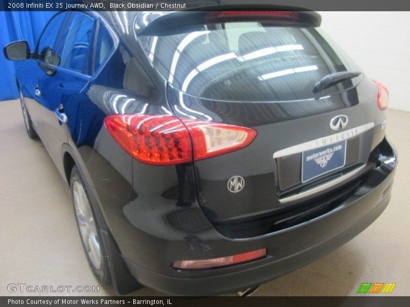 Black Obsidian / Chestnut 2008 Infiniti EX 35 Journey AWD