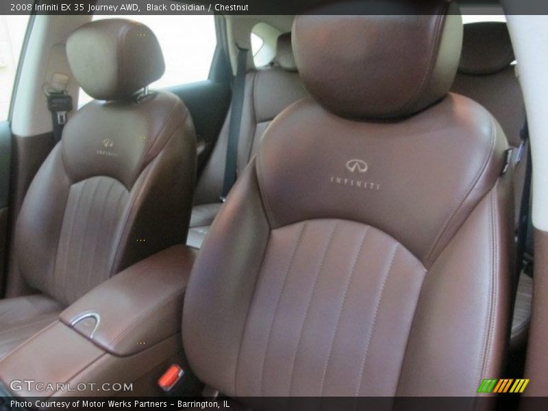 Black Obsidian / Chestnut 2008 Infiniti EX 35 Journey AWD