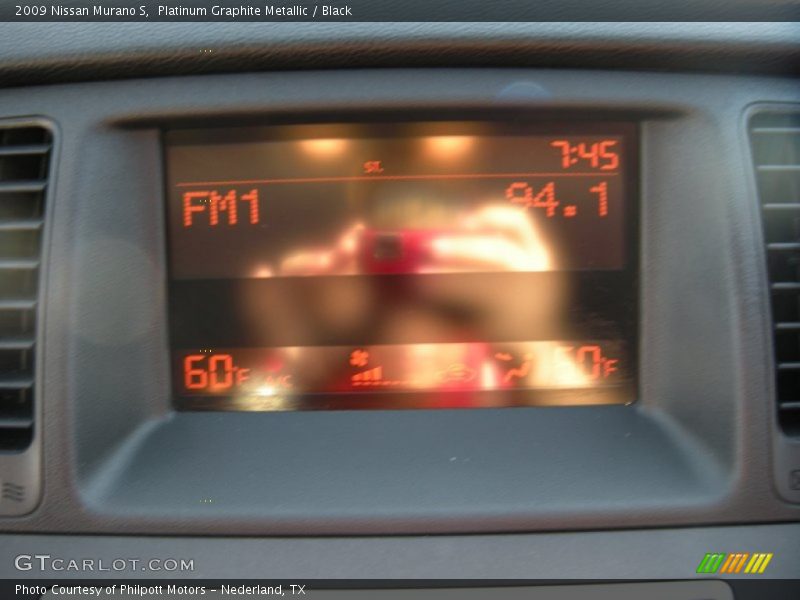 Platinum Graphite Metallic / Black 2009 Nissan Murano S