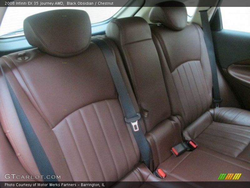 Black Obsidian / Chestnut 2008 Infiniti EX 35 Journey AWD