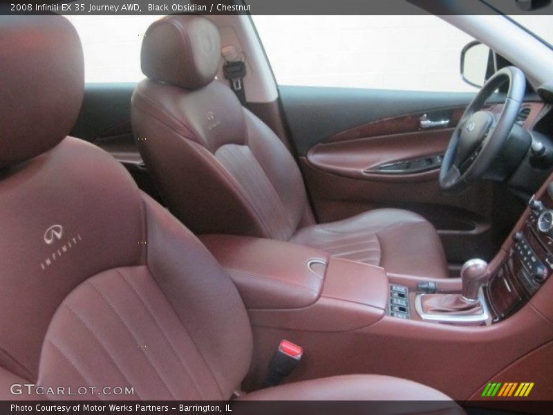 Black Obsidian / Chestnut 2008 Infiniti EX 35 Journey AWD
