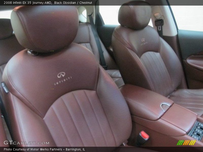 Black Obsidian / Chestnut 2008 Infiniti EX 35 Journey AWD