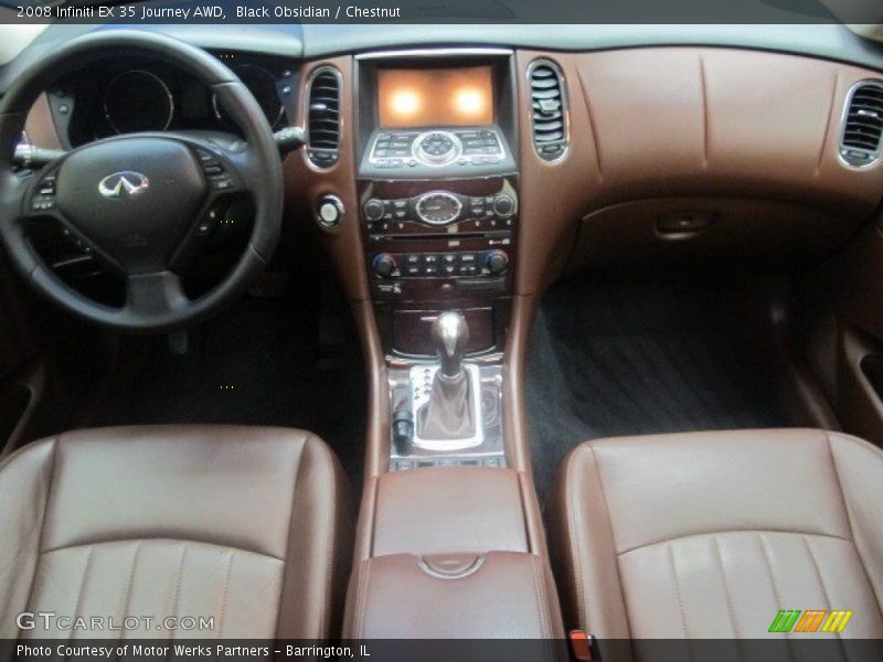  2008 EX 35 Journey AWD Chestnut Interior