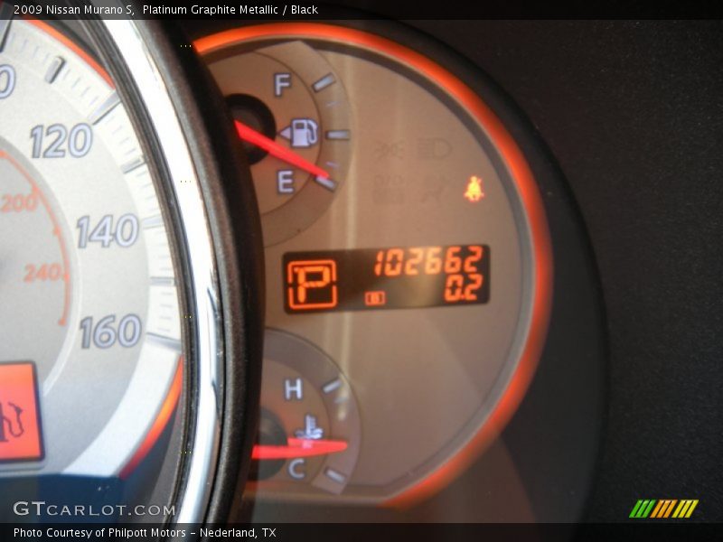 Platinum Graphite Metallic / Black 2009 Nissan Murano S