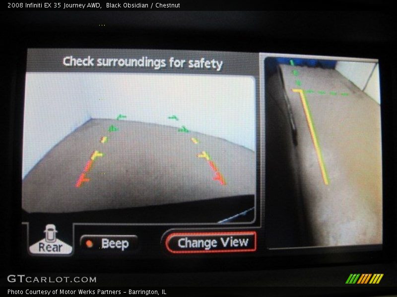 Black Obsidian / Chestnut 2008 Infiniti EX 35 Journey AWD