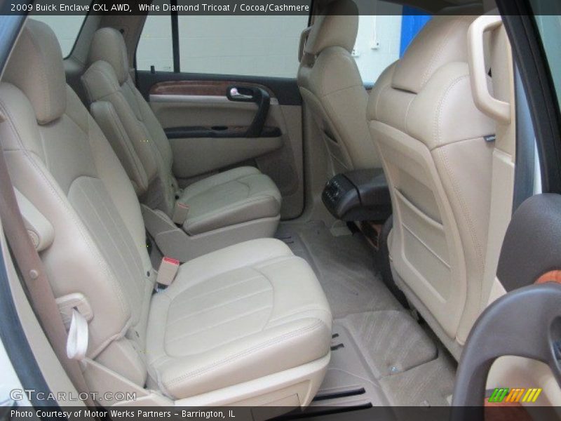 White Diamond Tricoat / Cocoa/Cashmere 2009 Buick Enclave CXL AWD