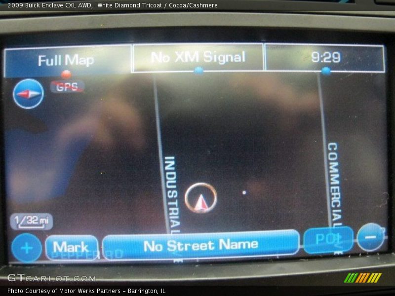 White Diamond Tricoat / Cocoa/Cashmere 2009 Buick Enclave CXL AWD