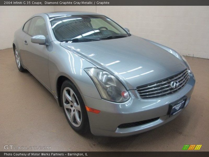 Diamond Graphite Gray Metallic / Graphite 2004 Infiniti G 35 Coupe