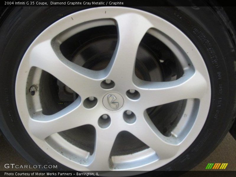 Diamond Graphite Gray Metallic / Graphite 2004 Infiniti G 35 Coupe