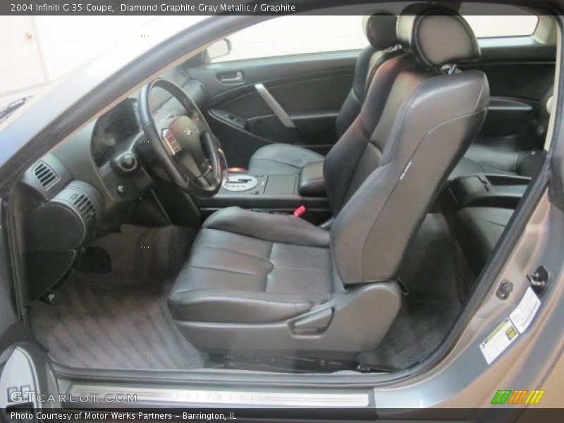 Diamond Graphite Gray Metallic / Graphite 2004 Infiniti G 35 Coupe