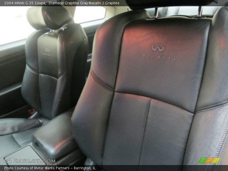 Diamond Graphite Gray Metallic / Graphite 2004 Infiniti G 35 Coupe