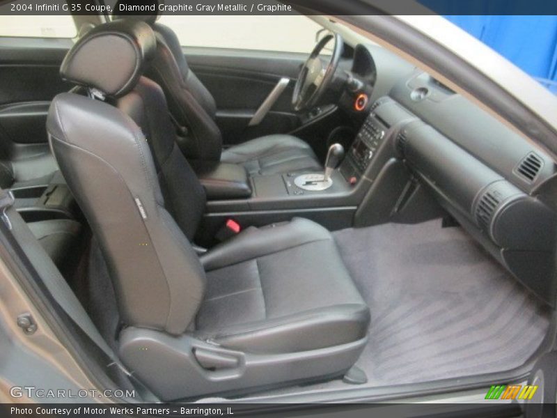 Diamond Graphite Gray Metallic / Graphite 2004 Infiniti G 35 Coupe