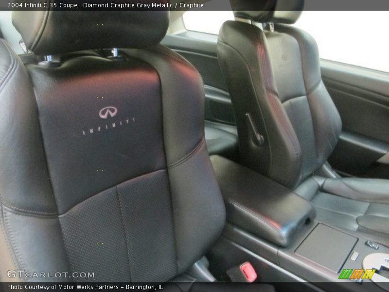 Diamond Graphite Gray Metallic / Graphite 2004 Infiniti G 35 Coupe
