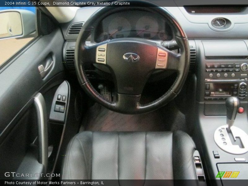 Diamond Graphite Gray Metallic / Graphite 2004 Infiniti G 35 Coupe