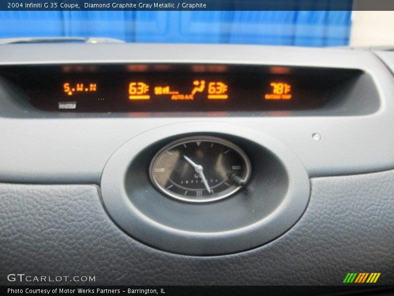 Diamond Graphite Gray Metallic / Graphite 2004 Infiniti G 35 Coupe
