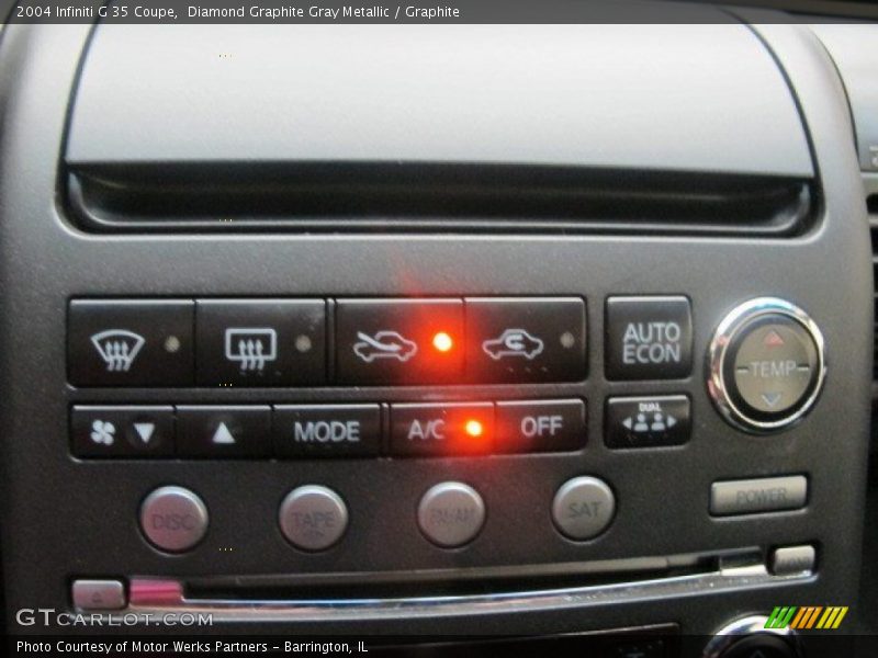 Diamond Graphite Gray Metallic / Graphite 2004 Infiniti G 35 Coupe