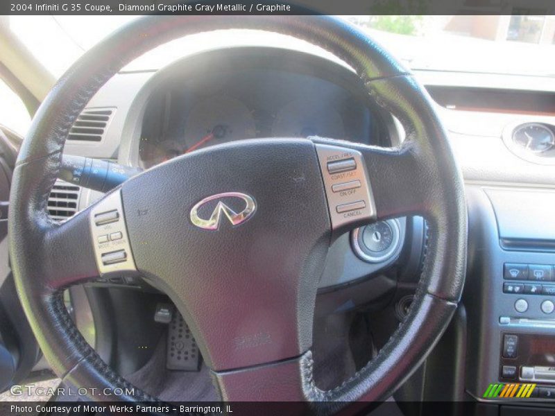 Diamond Graphite Gray Metallic / Graphite 2004 Infiniti G 35 Coupe