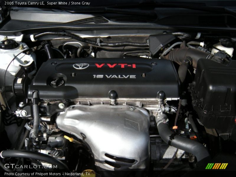 Super White / Stone Gray 2006 Toyota Camry LE