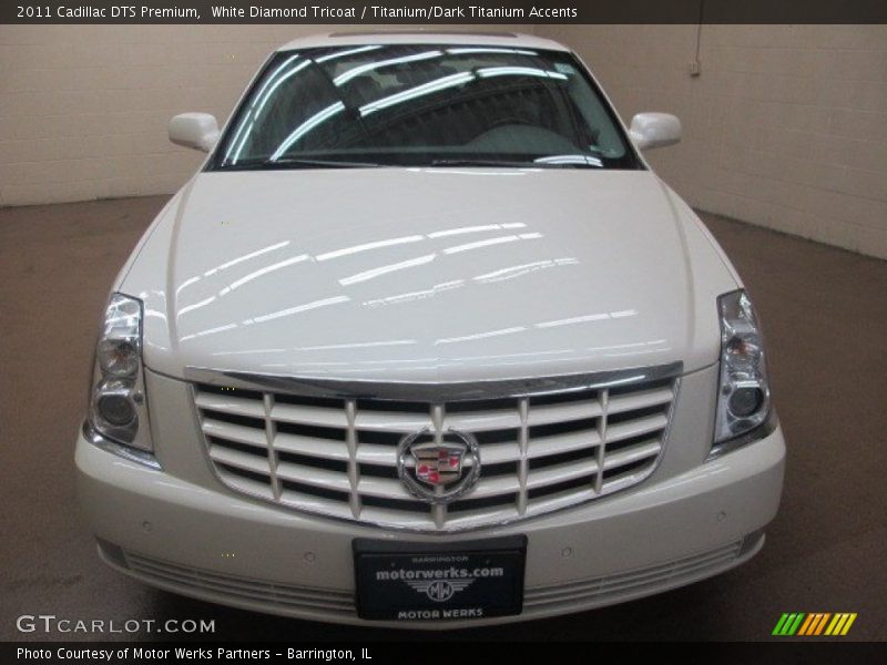 White Diamond Tricoat / Titanium/Dark Titanium Accents 2011 Cadillac DTS Premium