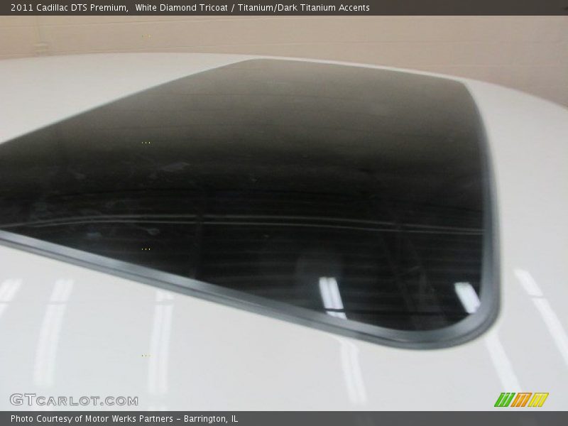 White Diamond Tricoat / Titanium/Dark Titanium Accents 2011 Cadillac DTS Premium