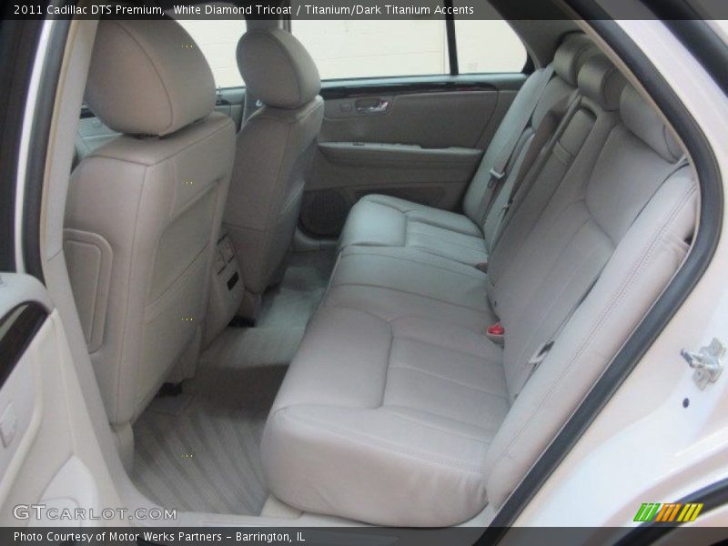 White Diamond Tricoat / Titanium/Dark Titanium Accents 2011 Cadillac DTS Premium