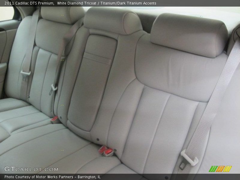 White Diamond Tricoat / Titanium/Dark Titanium Accents 2011 Cadillac DTS Premium