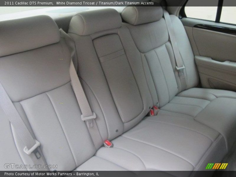 White Diamond Tricoat / Titanium/Dark Titanium Accents 2011 Cadillac DTS Premium