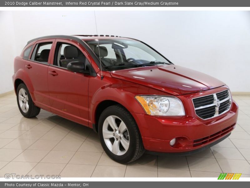Inferno Red Crystal Pearl / Dark Slate Gray/Medium Graystone 2010 Dodge Caliber Mainstreet