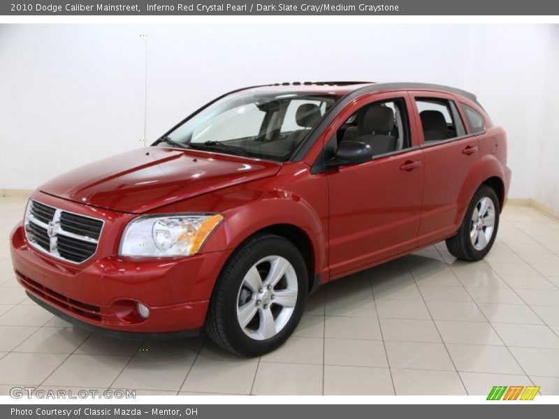 Inferno Red Crystal Pearl / Dark Slate Gray/Medium Graystone 2010 Dodge Caliber Mainstreet