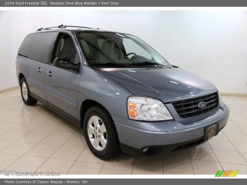 Medium Steel Blue Metallic / Flint Grey 2004 Ford Freestar SES