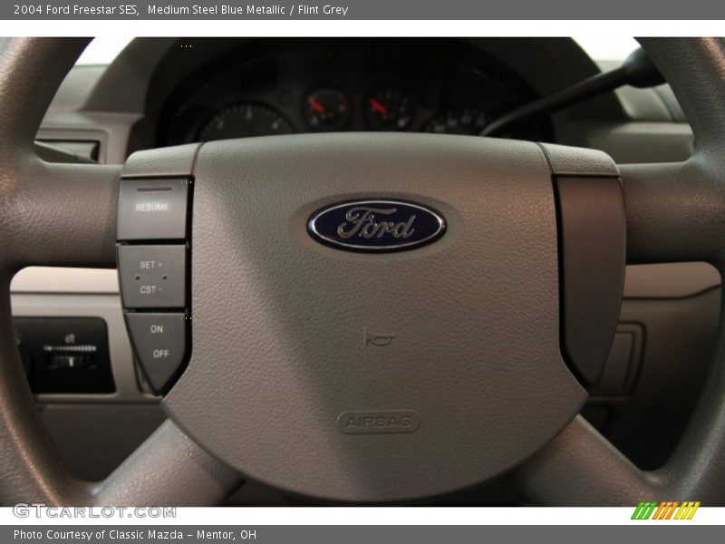 Medium Steel Blue Metallic / Flint Grey 2004 Ford Freestar SES