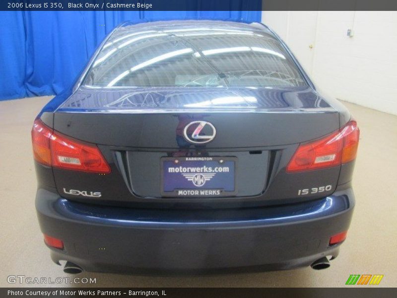 Black Onyx / Cashmere Beige 2006 Lexus IS 350