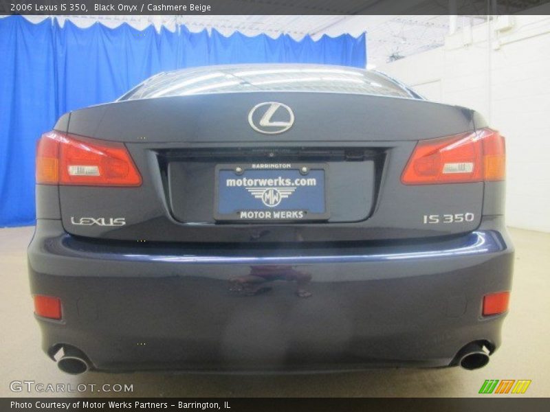 Black Onyx / Cashmere Beige 2006 Lexus IS 350