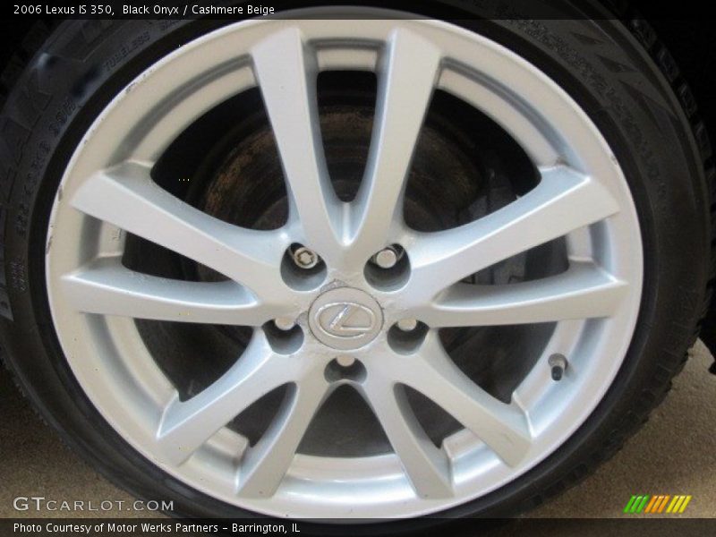Black Onyx / Cashmere Beige 2006 Lexus IS 350