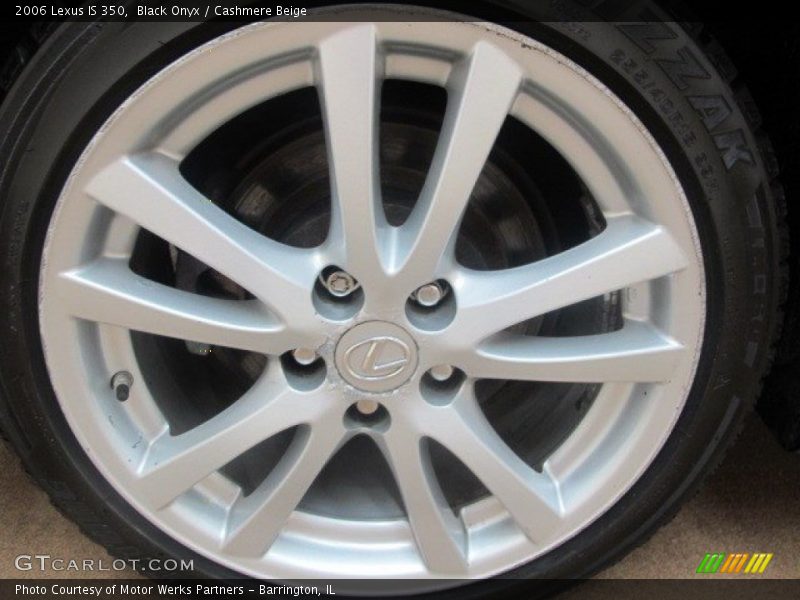 Black Onyx / Cashmere Beige 2006 Lexus IS 350